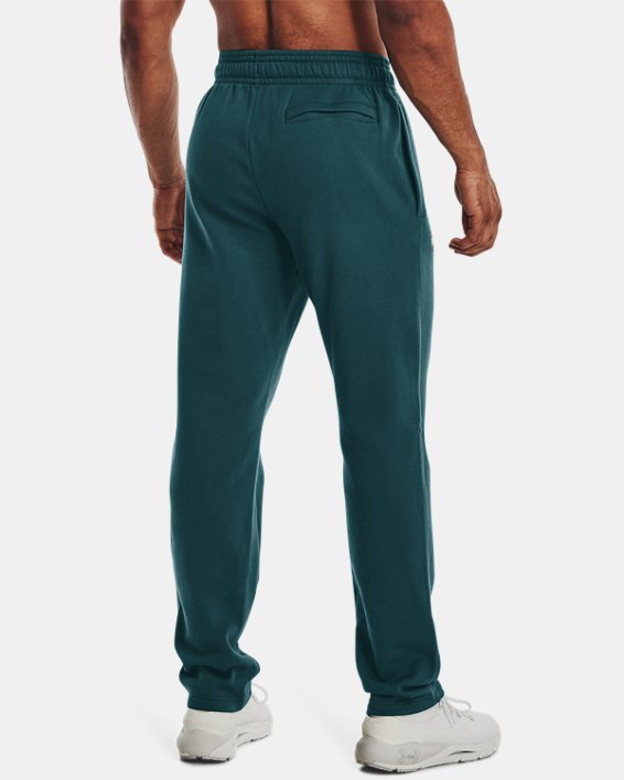 Men's UA Rival Fleece Pants, Green, pdpMainDesktop image number 1